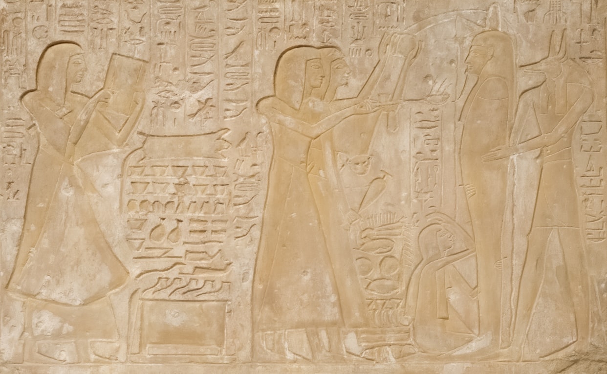 Ancient depiction of the prophet Balaam delivering the Star of Jacob prophecy in the Old Testament.